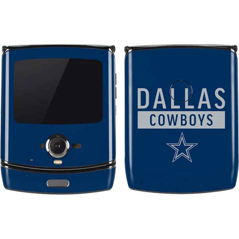 NFL Dallas Cowboys Blue Performance Series Motorola RAZR Skin