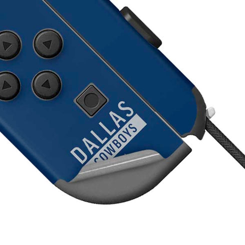 NFL Dallas Cowboys Blue Performance Series Nintendo Joy-Con (L/R) Controller Skin