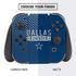 NFL Dallas Cowboys Blue Performance Series Nintendo Switch Bundle Skin