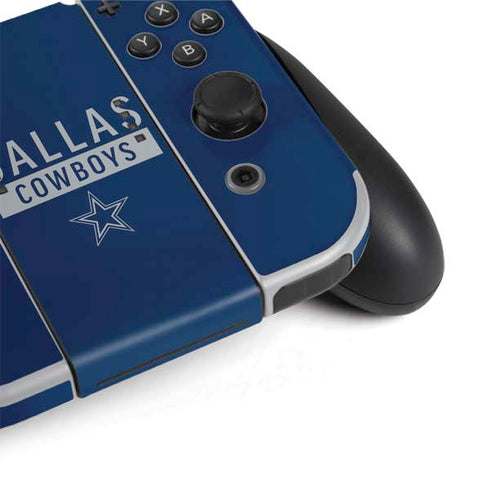 NFL Dallas Cowboys Blue Performance Series Nintendo Switch OLED (2021) Skin