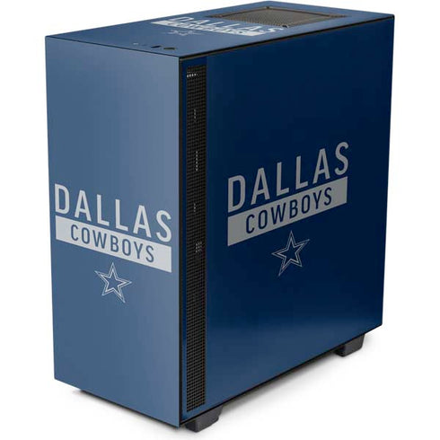 NFL Dallas Cowboys Blue Performance Series NZXT H510 Compact ATX Mid-Tower Case Skin