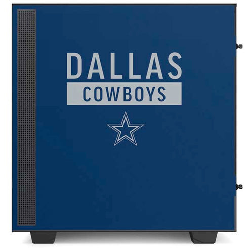 NFL Dallas Cowboys Blue Performance Series NZXT H510 Compact ATX Mid-Tower Case Skin