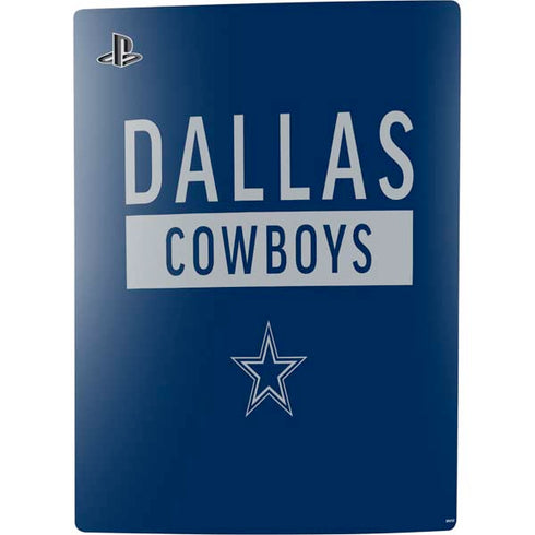 NFL Dallas Cowboys Blue Performance Series PS5 Bundle Skin