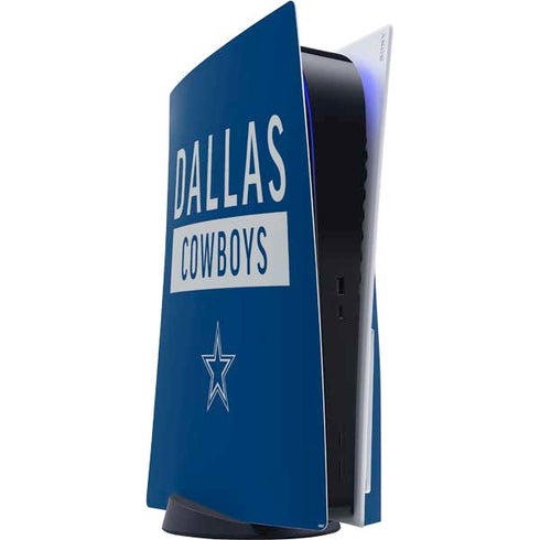 NFL Dallas Cowboys Blue Performance Series PS5 Console Skin
