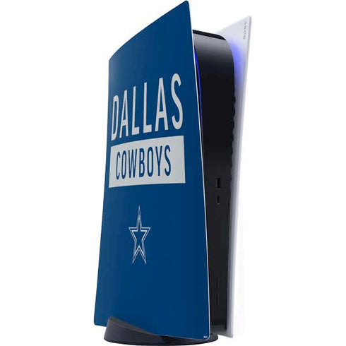 NFL Dallas Cowboys Blue Performance Series PS5 Digital Edition Console Skin