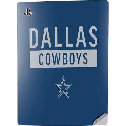 NFL Dallas Cowboys Blue Performance Series PS5 Digital Edition Console Skin