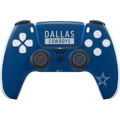 NFL Dallas Cowboys Blue Performance Series PS5 Controller Skin