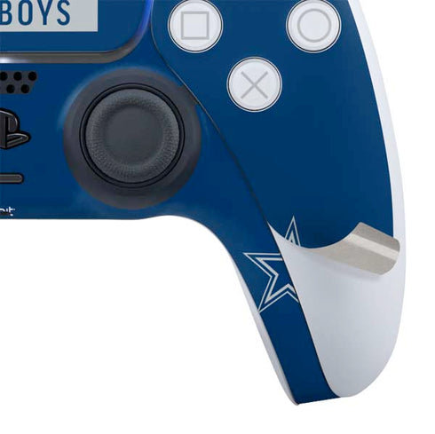 NFL Dallas Cowboys Blue Performance Series PS5 Slim Digital Edition Bundle Skin