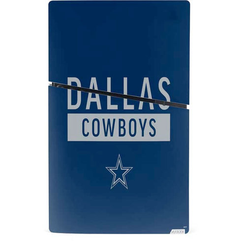 NFL Dallas Cowboys Blue Performance Series PS5 Slim Digital Edition Console Skin