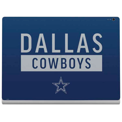 NFL Dallas Cowboys Blue Performance Series Surface Book 2 13.5in Skin
