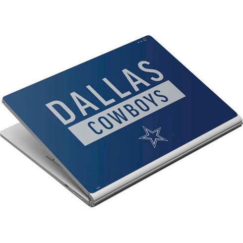 NFL Dallas Cowboys Blue Performance Series Surface Book Skin