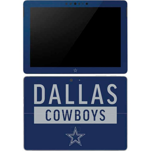 NFL Dallas Cowboys Blue Performance Series Surface Go Skin