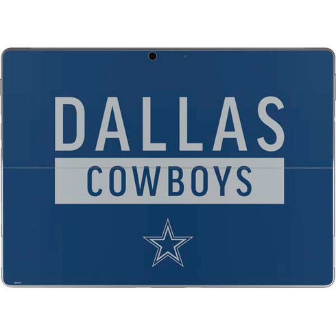NFL Dallas Cowboys Blue Performance Series Surface Pro 8 Skin