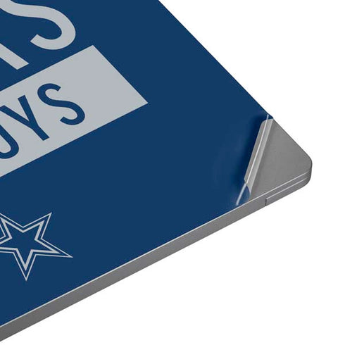 NFL Dallas Cowboys Blue Performance Series Universal Laptop 16in (13 x 9.4in) Skin