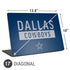 NFL Dallas Cowboys Blue Performance Series Universal Laptop 17in (13.8 x 10in) Skin