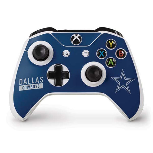 NFL Dallas Cowboys Blue Performance Series Xbox One S Controller Skin