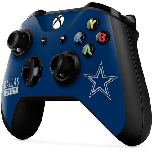 NFL Dallas Cowboys Blue Performance Series Xbox One X Controller Skin
