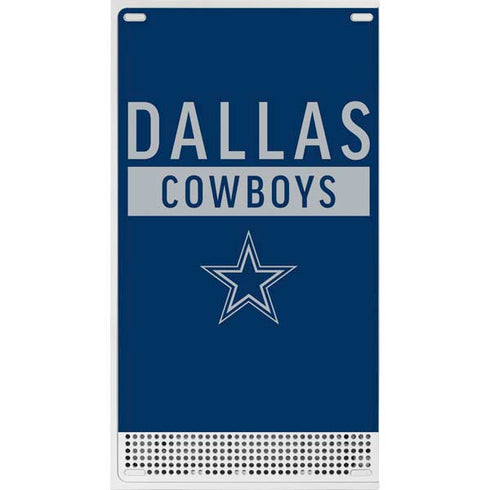 NFL Dallas Cowboys Blue Performance Series Xbox Series S Bundle Skin