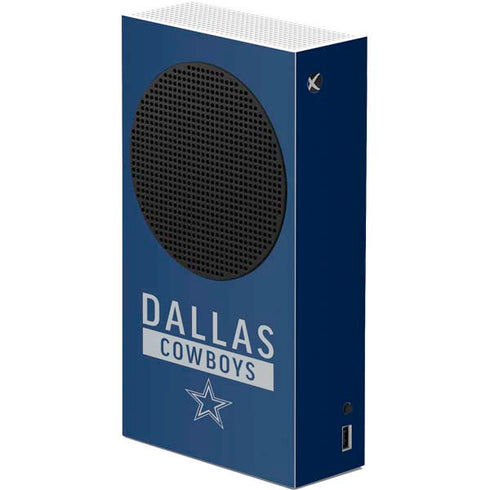 NFL Dallas Cowboys Blue Performance Series Xbox Series S Console Skin