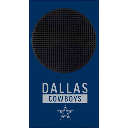 NFL Dallas Cowboys Blue Performance Series Xbox Series S Console Skin
