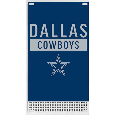 NFL Dallas Cowboys Blue Performance Series Xbox Series S Console Skin