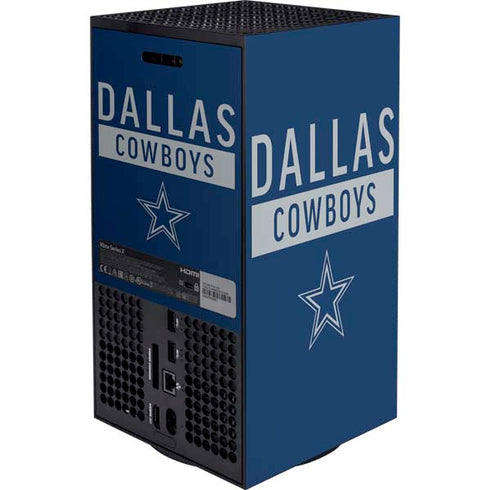 NFL Dallas Cowboys Blue Performance Series Xbox Series X Bundle Skin