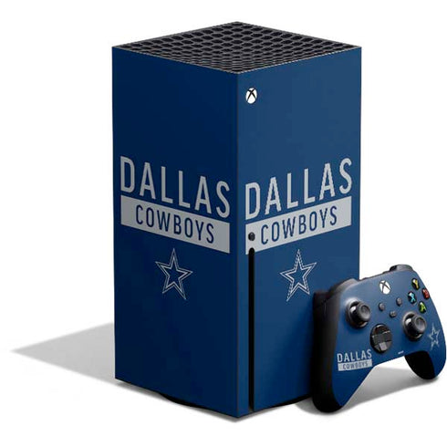NFL Dallas Cowboys Blue Performance Series Xbox Series X Bundle Skin