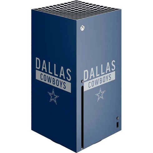 NFL Dallas Cowboys Blue Performance Series Xbox Series X Console Skin