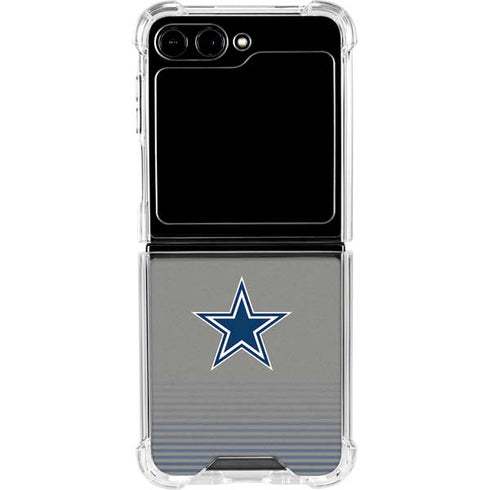 NFL Dallas Cowboys Breakaway Galaxy Z Flip5 5G Clear Case
