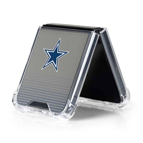 NFL Dallas Cowboys Breakaway Galaxy Z Flip5 5G Clear Case