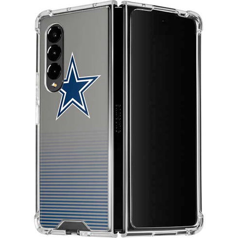 NFL Dallas Cowboys Breakaway Galaxy Z Fold4 5G Clear Case