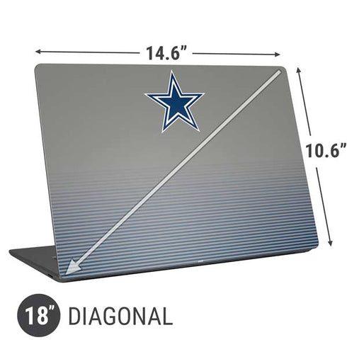 NFL Dallas Cowboys Breakaway Universal Laptop 18in (14.6 x 10.6in) Skin