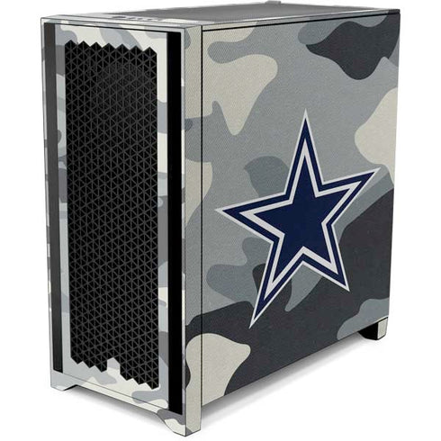 NFL Dallas Cowboys Camo Corsair 4000D Tempered Glass Mid-Tower ATX Case Skin