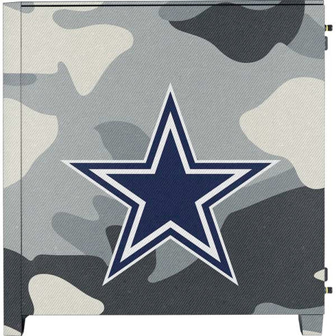 NFL Dallas Cowboys Camo Corsair 4000D Tempered Glass Mid-Tower ATX Case Skin
