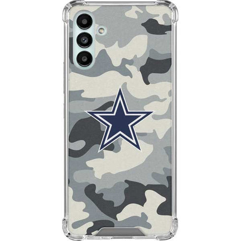 NFL Dallas Cowboys Camo Galaxy A13 5G Clear Case