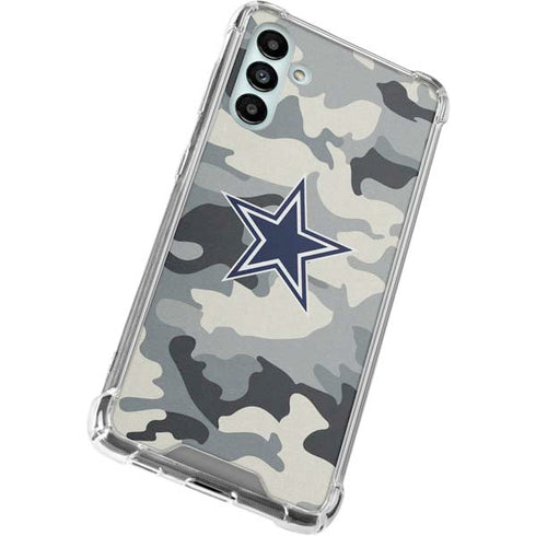 NFL Dallas Cowboys Camo Galaxy A13 5G Clear Case