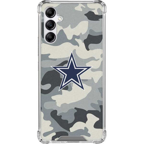 NFL Dallas Cowboys Camo Galaxy A14 5G Clear Case