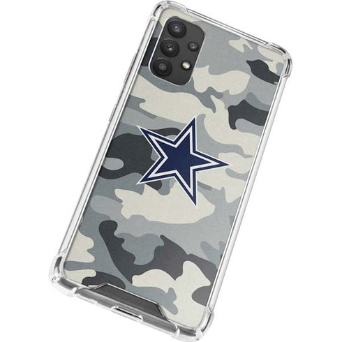 NFL Dallas Cowboys Camo Galaxy A32 5G Clear Case