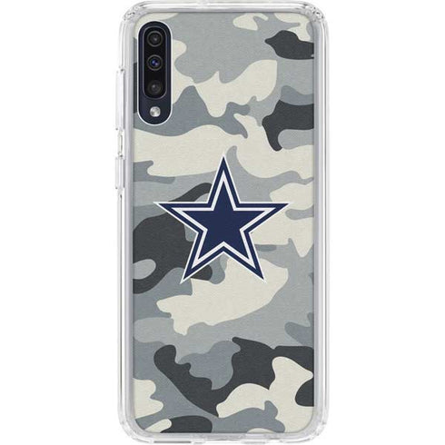 NFL Dallas Cowboys Camo Galaxy A50 Clear Case