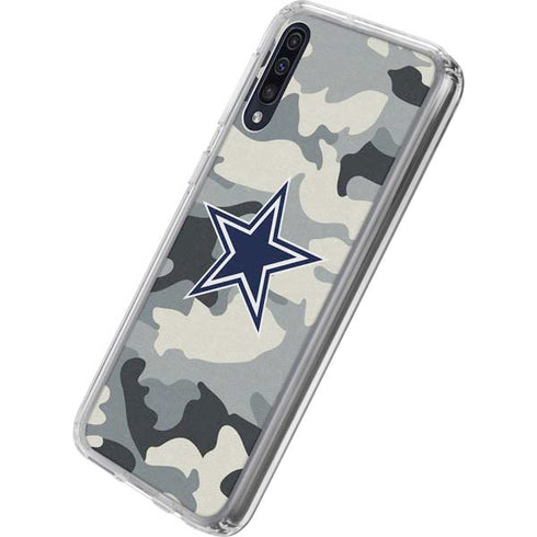 NFL Dallas Cowboys Camo Galaxy A50 Clear Case