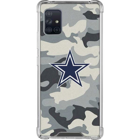 NFL Dallas Cowboys Camo Galaxy A51 5G Clear Case