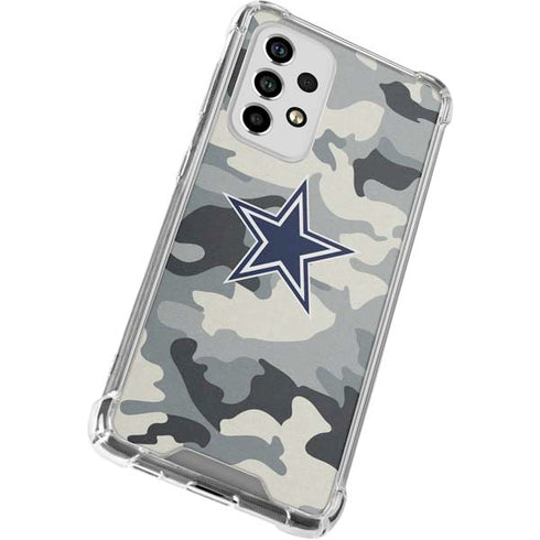 NFL Dallas Cowboys Camo Galaxy A53 5G Clear Case