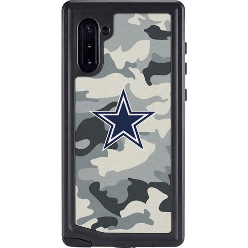 NFL Dallas Cowboys Camo Galaxy Note 10 Waterproof Case