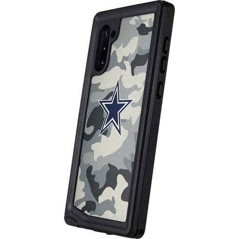 NFL Dallas Cowboys Camo Galaxy Note 10 Waterproof Case