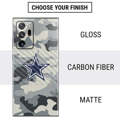 NFL Dallas Cowboys Camo Galaxy Note20 Ultra 5G Skin