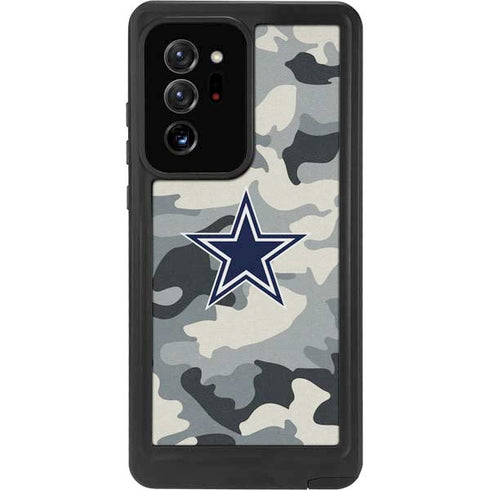 NFL Dallas Cowboys Camo Galaxy Note20 Ultra 5G Waterproof Case