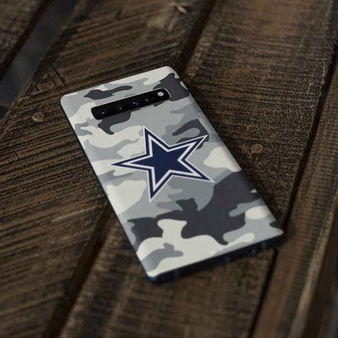 NFL Dallas Cowboys Camo Galaxy S10 Plus Skin