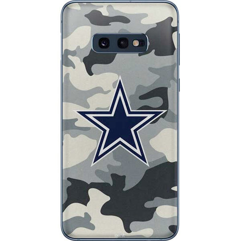 NFL Dallas Cowboys Camo Galaxy S10e Skin