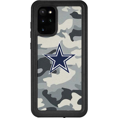 NFL Dallas Cowboys Camo Galaxy S20 Plus Waterproof Case