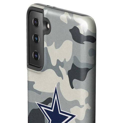 NFL Dallas Cowboys Camo Galaxy S21 FE Pro Case